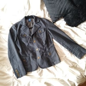 Denim blazer